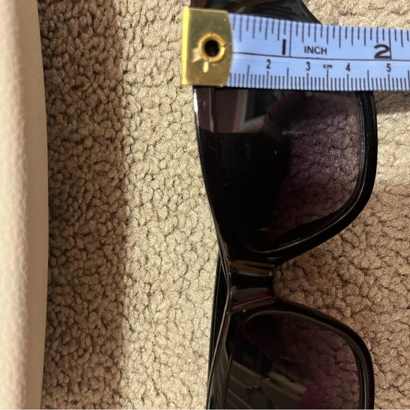 women’s V sunglasses black square designer fashion - Picture 9 of 9